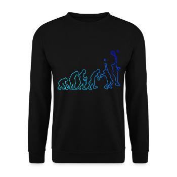 Paddle Racket Paddle Court Paddle Tennis Racket - Unisex Sweatshirt - black - Front - Alina (178cm) & Michal (187cm)