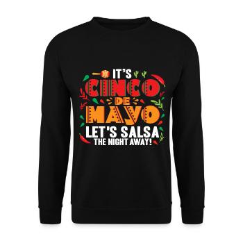 Cinco De Mayo 5 De Mayo Viva Mexico Geschenk - Unisex Pullover - Schwarz - Vorne - Alina (178cm) & Michal (187cm)
