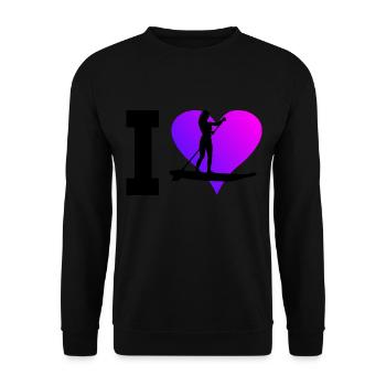 Standup Paddleboard Damen Standup Paddle Standup P - Unisex Pullover - Schwarz - Vorne - Alina (178cm) & Michal (187cm)