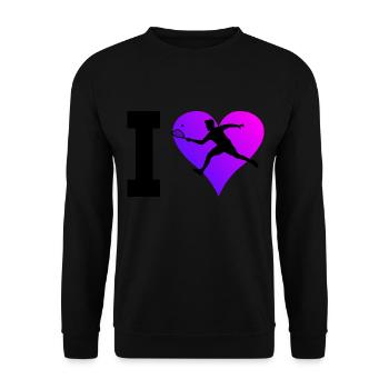 Racquetball Féminin Racquetball Homme - Sweat-shirt Unisexe - noir - Devant - Alina (178cm) & Michal (187cm)