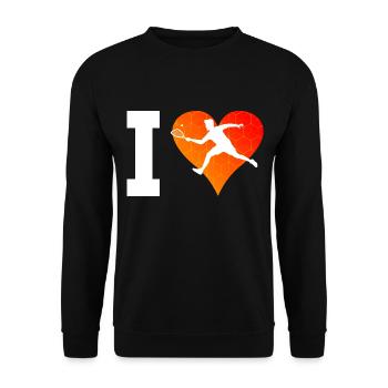 Women's Racquetball Men's Racquetball Games - Unisex Sweatshirt - black - Front - Alina (178cm) & Michal (187cm)