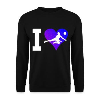 Volleyball Volleyball Masculin Femmes - Sweat-shirt Unisexe - noir - Devant - Alina (178cm) & Michal (187cm)
