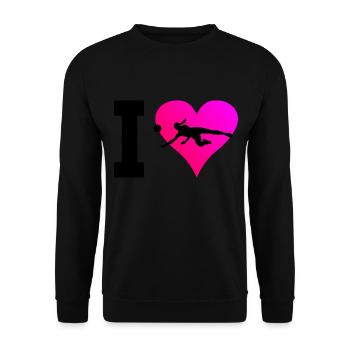 Volleyball Femmes Volleyeurs Volleyeurs Volleyeurs - Sweat-shirt Unisexe - noir - Devant - Alina (178cm) & Michal (187cm)