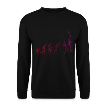 Raquette Femme Raquette Padel Paddle Tennis - Sweat-shirt Unisexe - noir - Devant - Alina (178cm) & Michal (187cm)