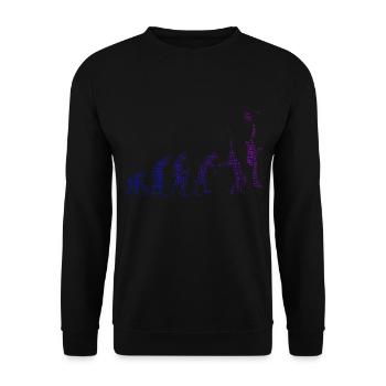 Paddle Tennis Paddle Raquette Paddle Court pour hommes - Sweat-shirt Unisexe - noir - Devant - Alina (178cm) & Michal (187cm)