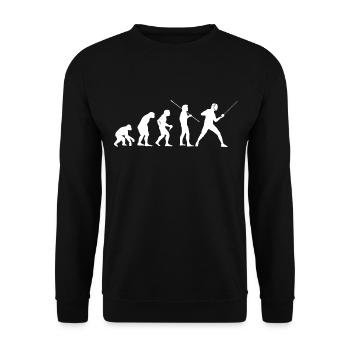 Fencing Fencing Evolution Boys Fencing - Unisex Sweatshirt - black - Front - Alina (178cm) & Michal (187cm)