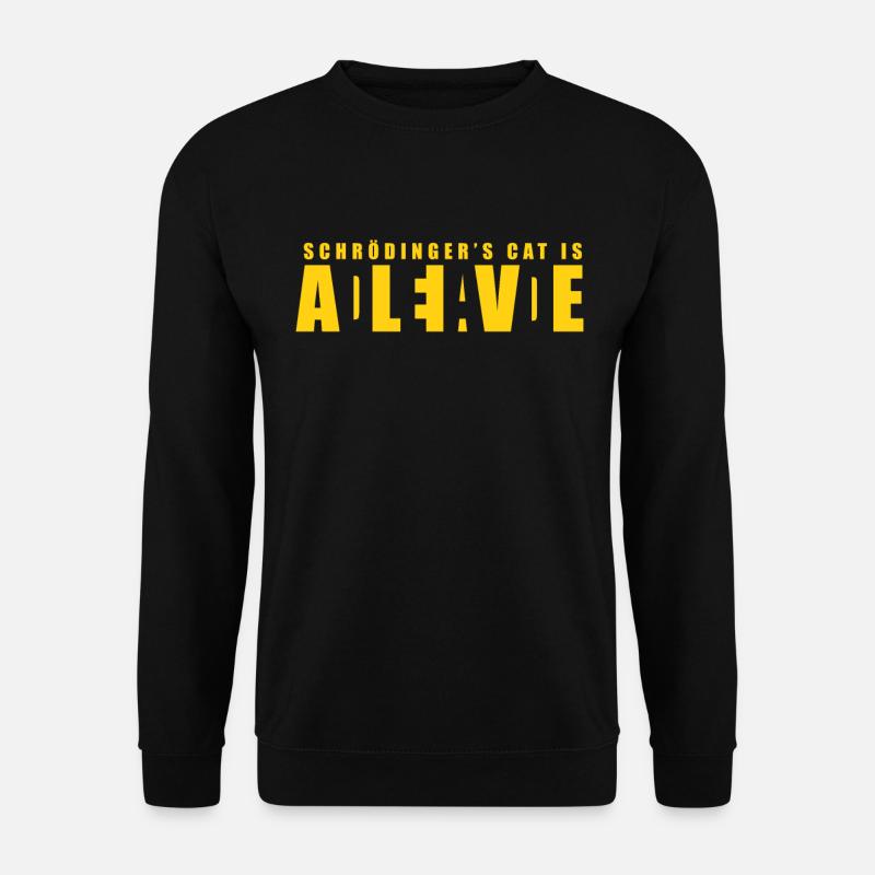 Schrödingers Katze - Dead or Alive - Unisex Pullover - Schwarz