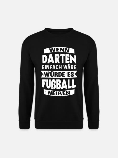 Darts Sport Dartspieler Darten Dart - Unisex Pullover - Schwarz