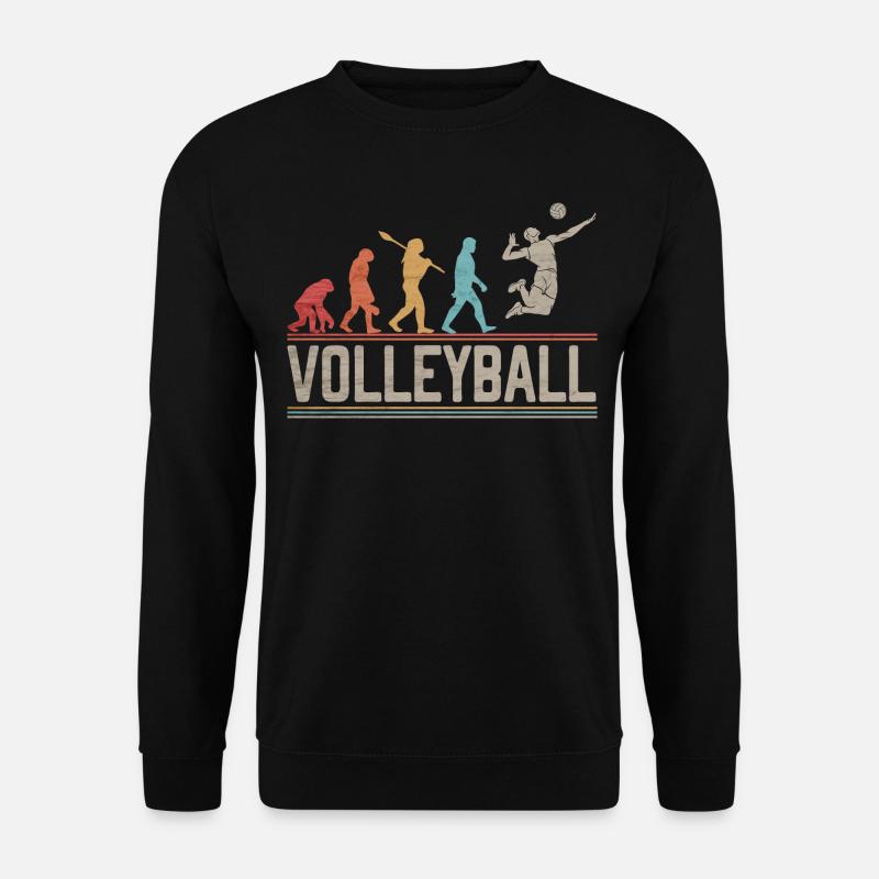 Volleyball Evolution Évolution du volleyball - Sweat-shirt Unisexe - noir