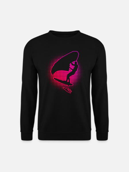 Hydroptère pour hommes Wingfoil Wingsurf pour femmes - Sweat-shirt Unisexe - noir