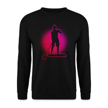 Sup Stand up Paddle Planche à pagaie Standup Paddle - Sweat-shirt Unisexe - noir - Devant - Alina (178cm) & Michal (187cm)