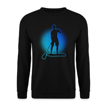 Stand up Paddle Paddle Sup Femme - Sweat-shirt Unisexe - noir - Devant - Alina (178cm) & Michal (187cm)