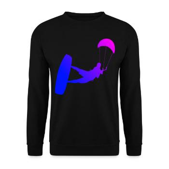 Kitesurfer Kitesurf Homme Kitesurf - Sweat-shirt Unisexe - noir - Devant - Alina (178cm) & Michal (187cm)