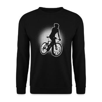 Cyclisme de route Cycliste de route Vélo de route Dames - Sweat-shirt Unisexe - noir - Devant - Alina (178cm) & Michal (187cm)