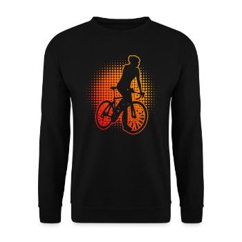 Road Cycling Road Bike Men's Road Bike Road Cycling - Unisex Sweatshirt - black - Front - Alina (178cm) & Michal (187cm)