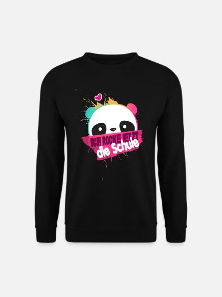 Endlich Schulkind, Einschulung - Unisex Pullover - Schwarz