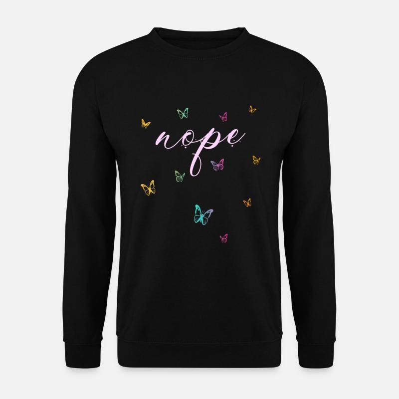 Nope - Dites simplement non! - Sweat-shirt Unisexe - noir