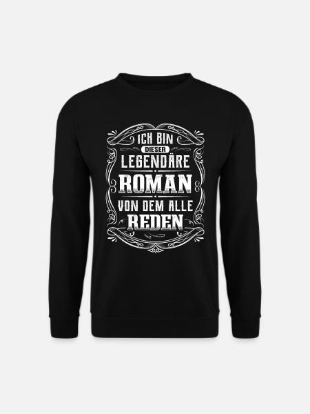Ich bin dieser legendäre Roman - Unisex Pullover - Schwarz