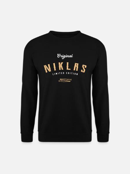 Niklas Limited Edition - Unisex Pullover - Schwarz
