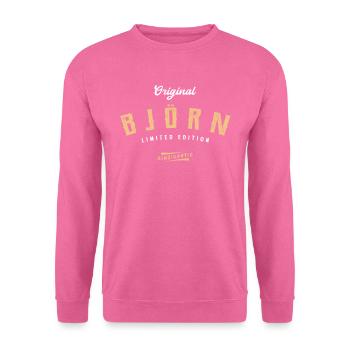Björn Limited Edition - Unisex Pullover - Pink - Vorne