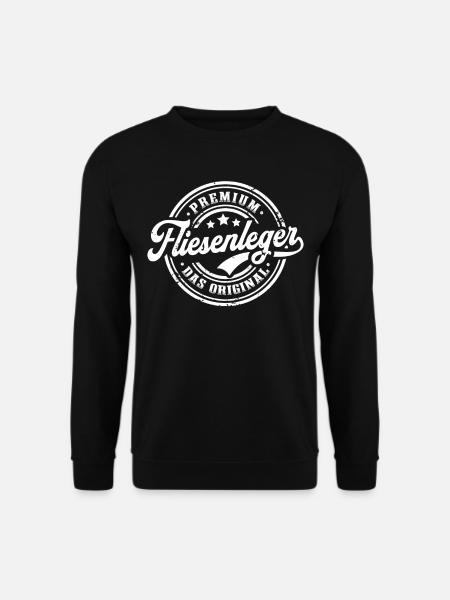 Fliesenleger Das Original Fliesenlegen - Unisex Pullover - Schwarz