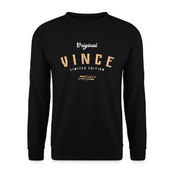 Vince Limited Edition - Unisex Pullover - Schwarz - Vorne - Alina (178cm) & Michal (187cm)