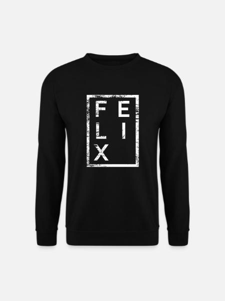 Felix Minimalismus - Unisex Pullover - Schwarz