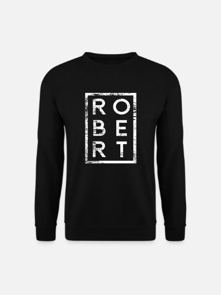 Robert Minimalismus - Unisex Pullover - Schwarz