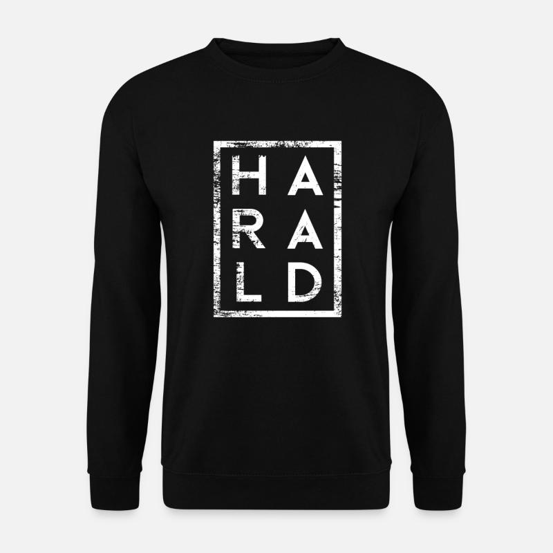 Harald Minimalismus - Unisex Pullover - Schwarz