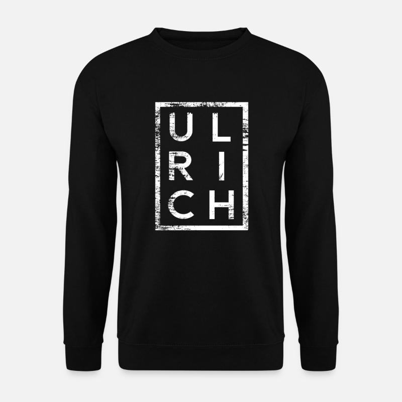 Ulrich Minimalismus - Unisex Pullover - Schwarz
