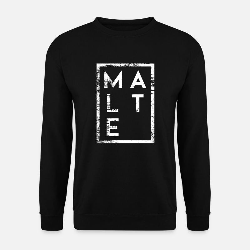 Malte Minimalism - Unisex Sweatshirt - black
