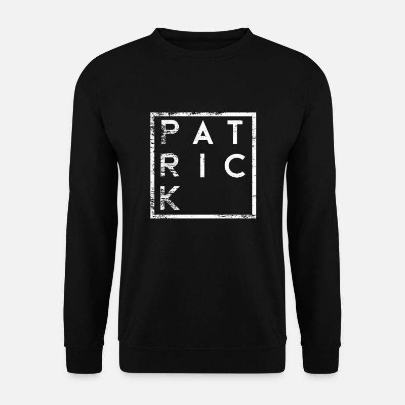 Patrick Minimalisme - Sweat-shirt Unisexe - noir