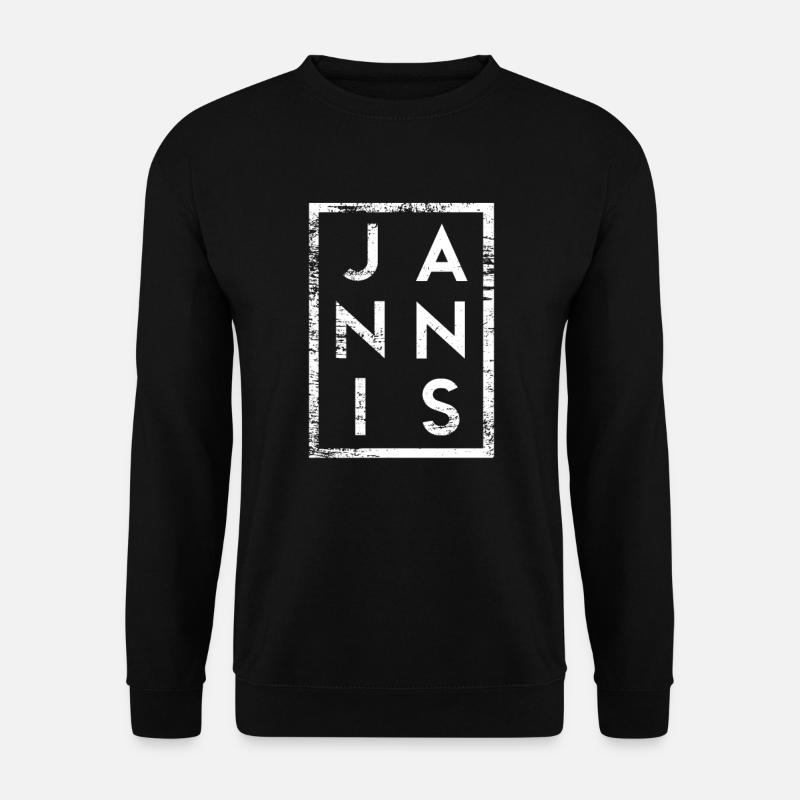 Jannis Minimalism - Unisex Sweatshirt - black