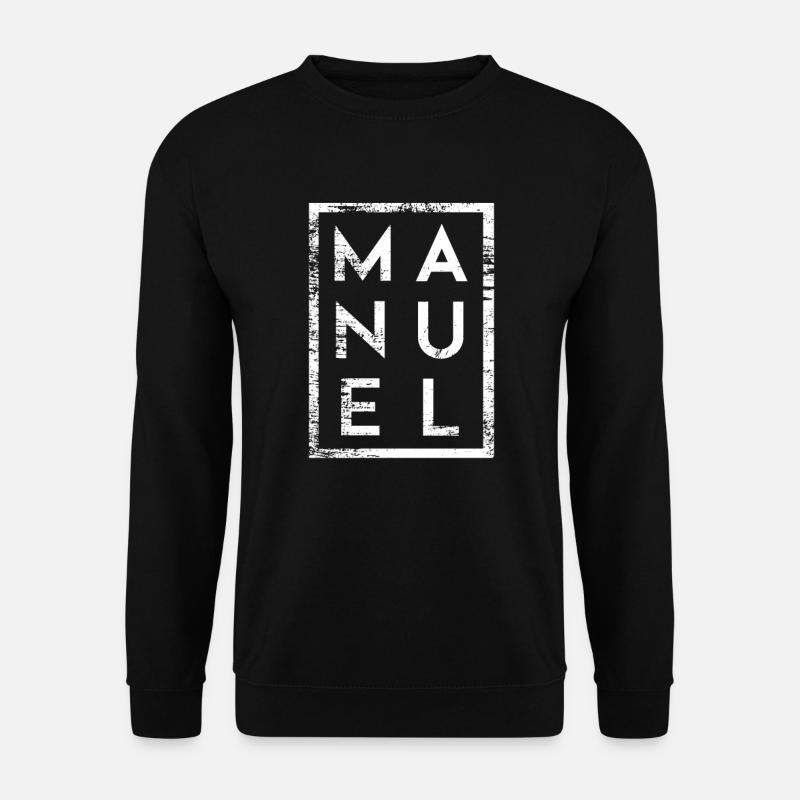 Manuel Minimalismus - Unisex Pullover - Schwarz