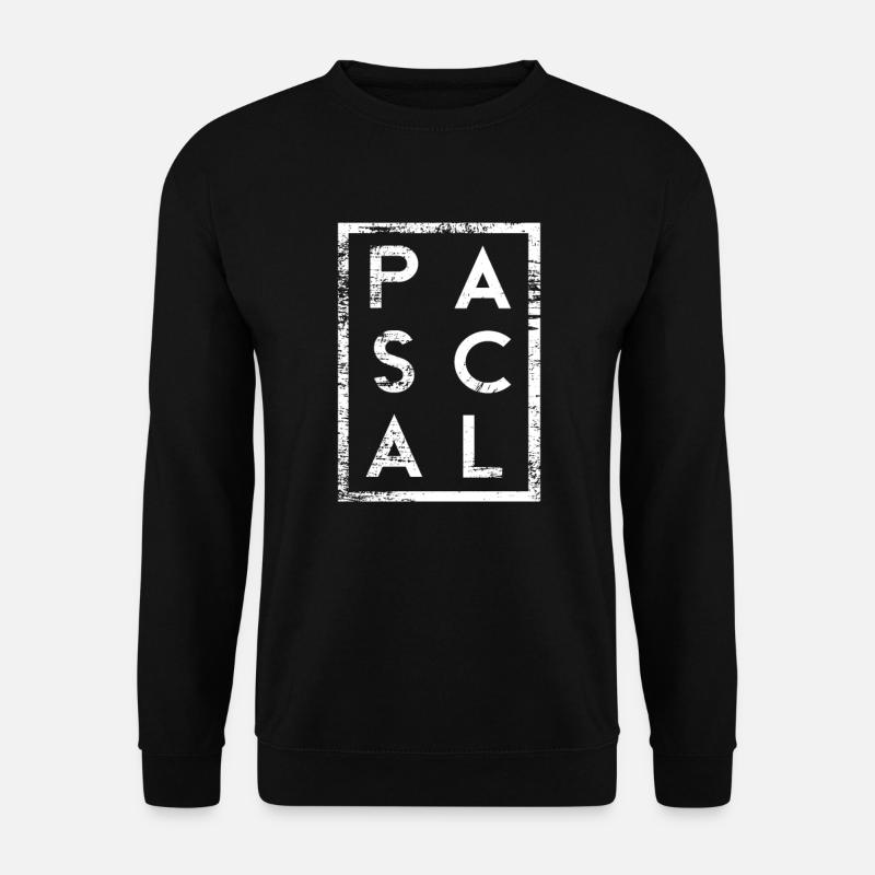 Pascal Minimalismus - Unisex Pullover - Schwarz