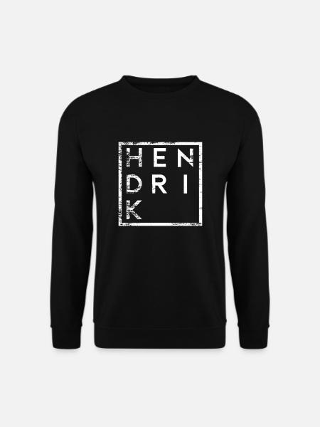 Hendrik Minimalisme - Sweat-shirt Unisexe - noir