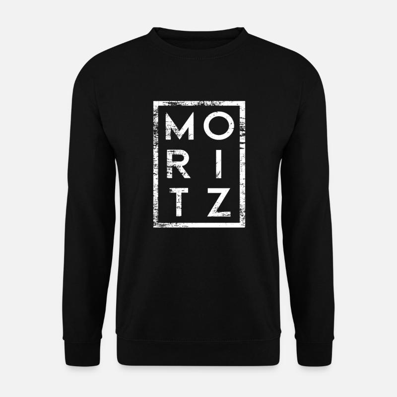 Moritz Minimalisme - Sweat-shirt Unisexe - noir
