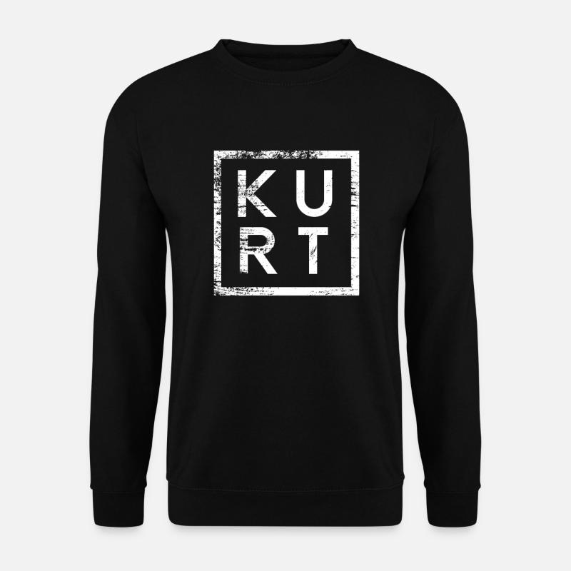Kurt Minimalismus - Unisex Pullover - Schwarz