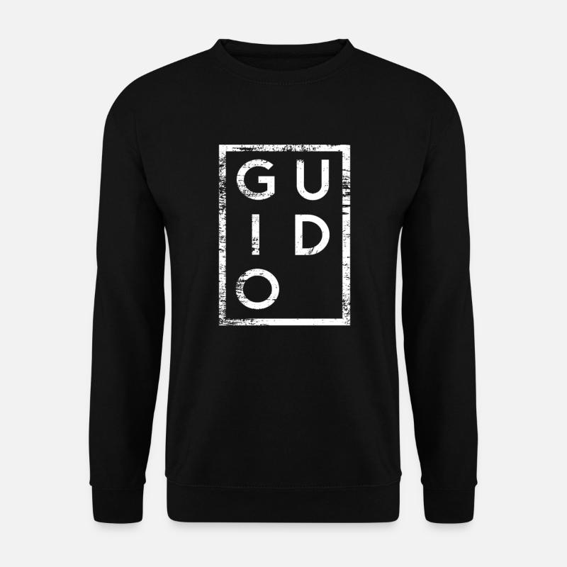 Guido Minimalisme - Sweat-shirt Unisexe - noir