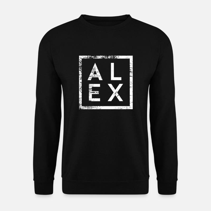 Le minimalisme d’Alex - Sweat-shirt Unisexe - noir