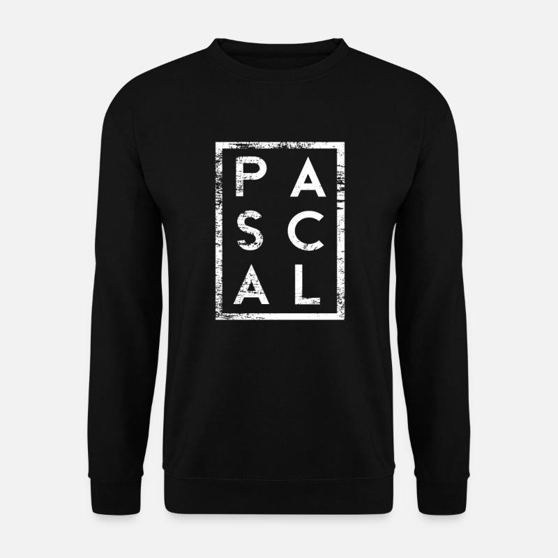 Pascal Minimalisme - Sweat-shirt Unisexe - noir