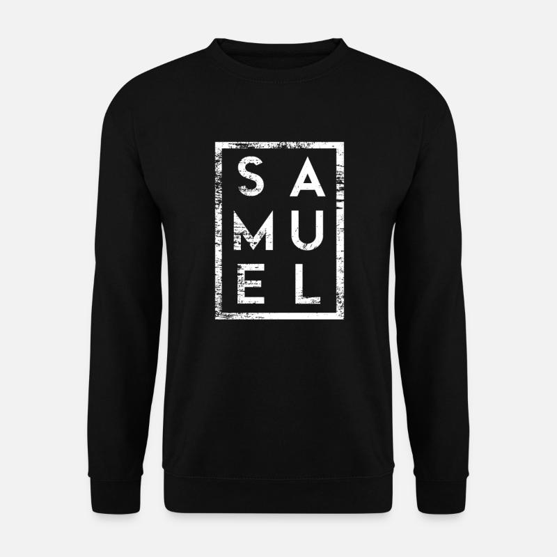 Samuel Minimalismus - Unisex Pullover - Schwarz