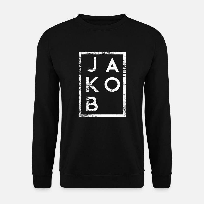 Jakob Minimalismus - Unisex Pullover - Schwarz