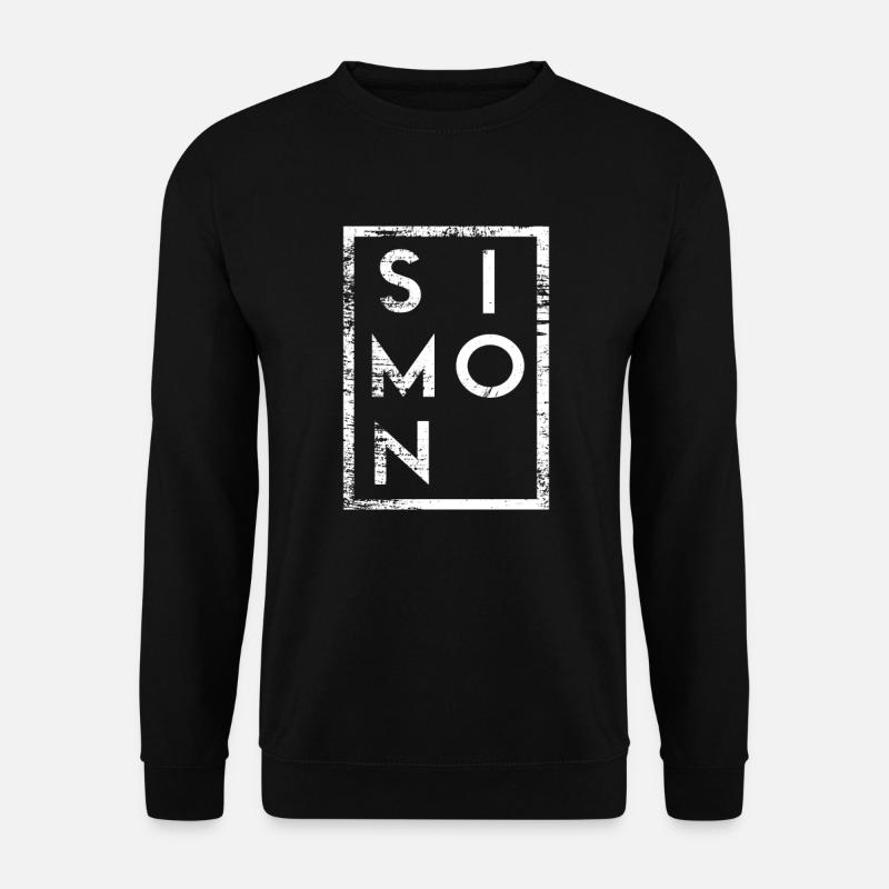 Simon Minimalisme - Sweat-shirt Unisexe - noir