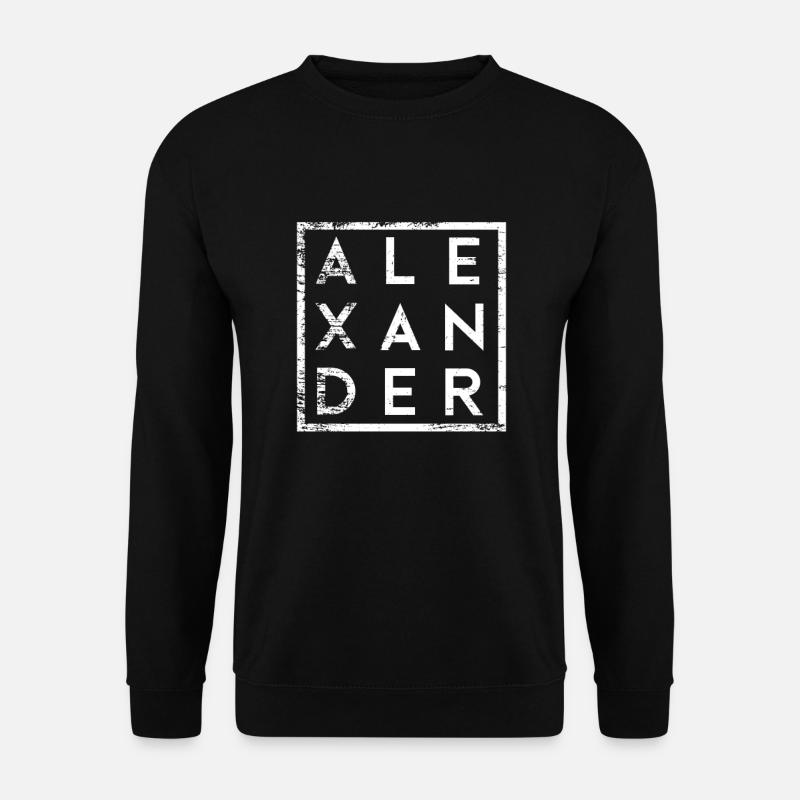 Alexander Minimalismus - Unisex Pullover - Schwarz