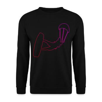 Kite Kitesurfer Femmes Kitesurf Kitesurf Kitesurf - Sweat-shirt Unisexe - noir - Devant - Alina (178cm) & Michal (187cm)