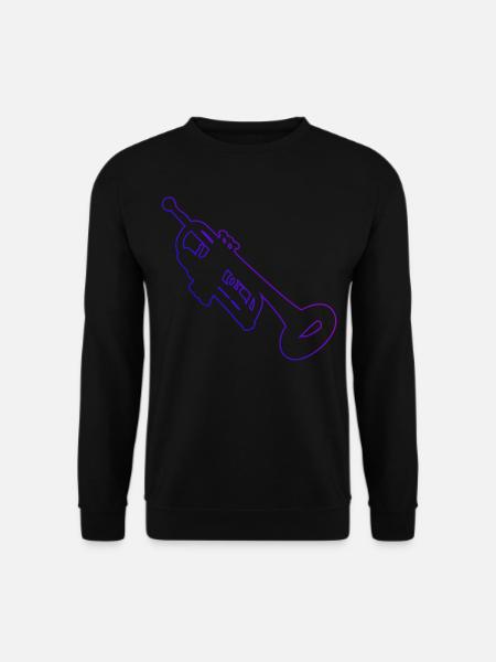 Herren Damen Trumpet Trompetenspieler Trumpet Play - Unisex Pullover - Schwarz