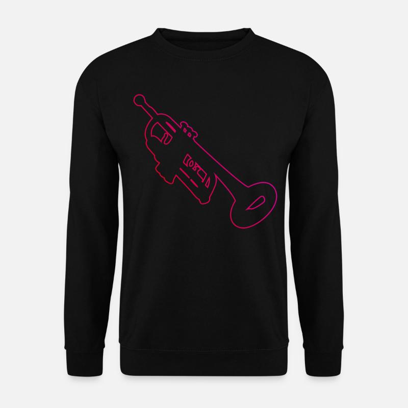Damen Jazz Trompeter Trompeter Herren Trompete - Unisex Pullover - Schwarz