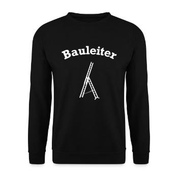 Bauleiter Baustelle Baustellen lustig - Unisex Pullover - Schwarz - Vorne - Alina (178cm) & Michal (187cm)