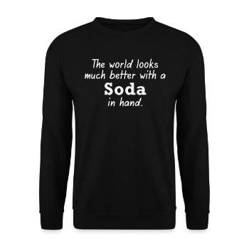 Limo for a better world - Unisex Sweatshirt - black - Front - Alina (178cm) & Michal (187cm)